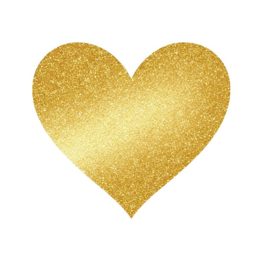 Heart icon gold backgrounds shape. AI generated Image by rawpixel.