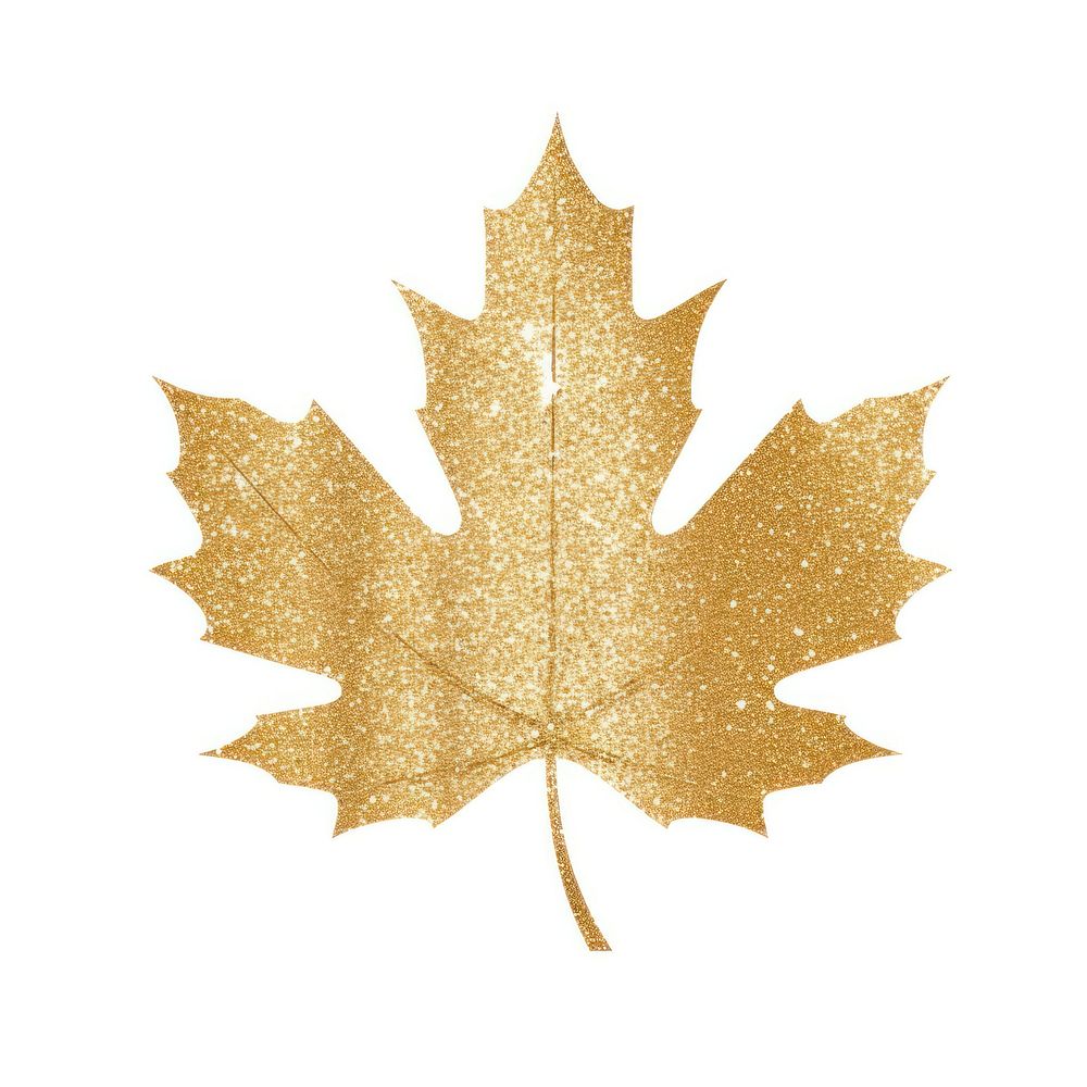 Maple leaf icon plant tree gold. AI generated Image by rawpixel.