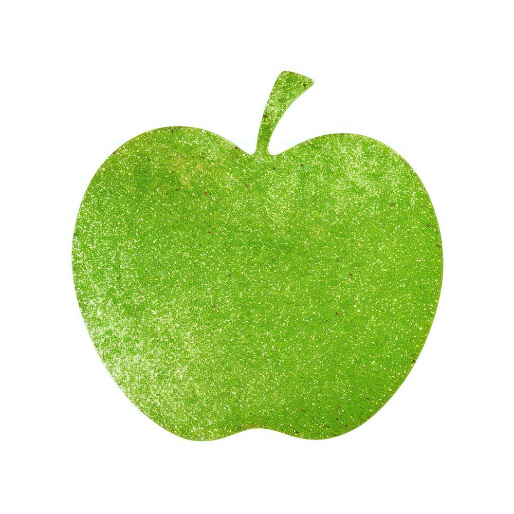 Apple icon fruit green plant. AI generated Image by rawpixel.