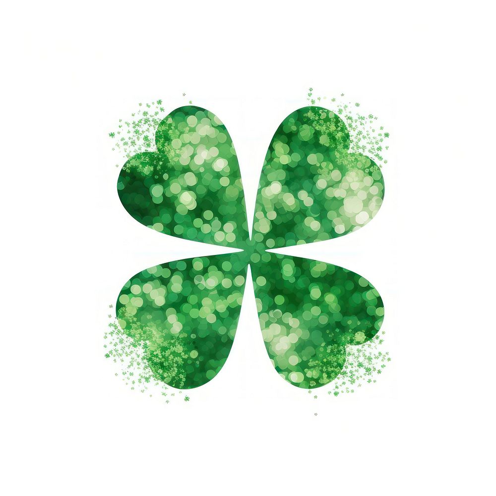 Clover icon shape green leaf. AI generated Image by rawpixel.