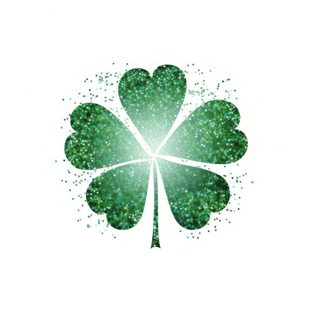 Clover icon green shape leaf. AI generated Image by rawpixel.