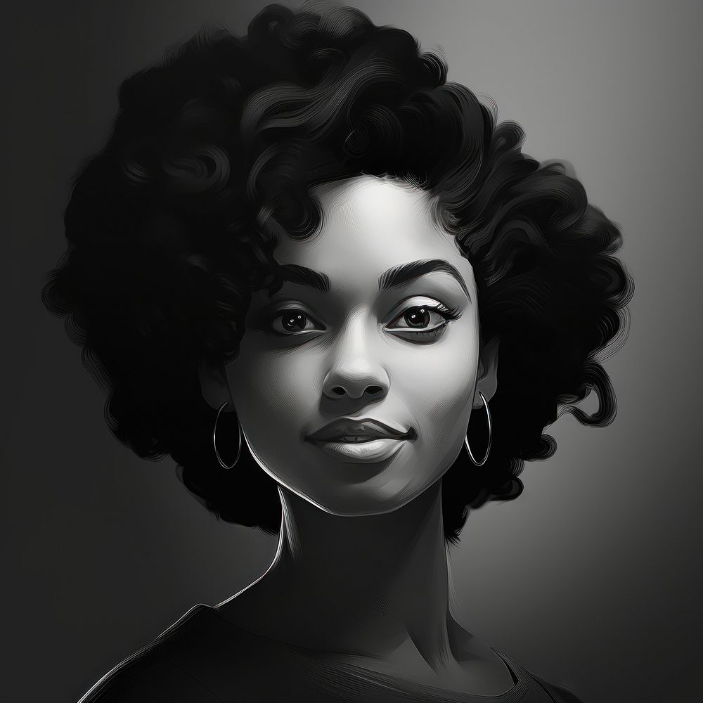 Diversity character portrait adult black. AI generated Image by rawpixel.