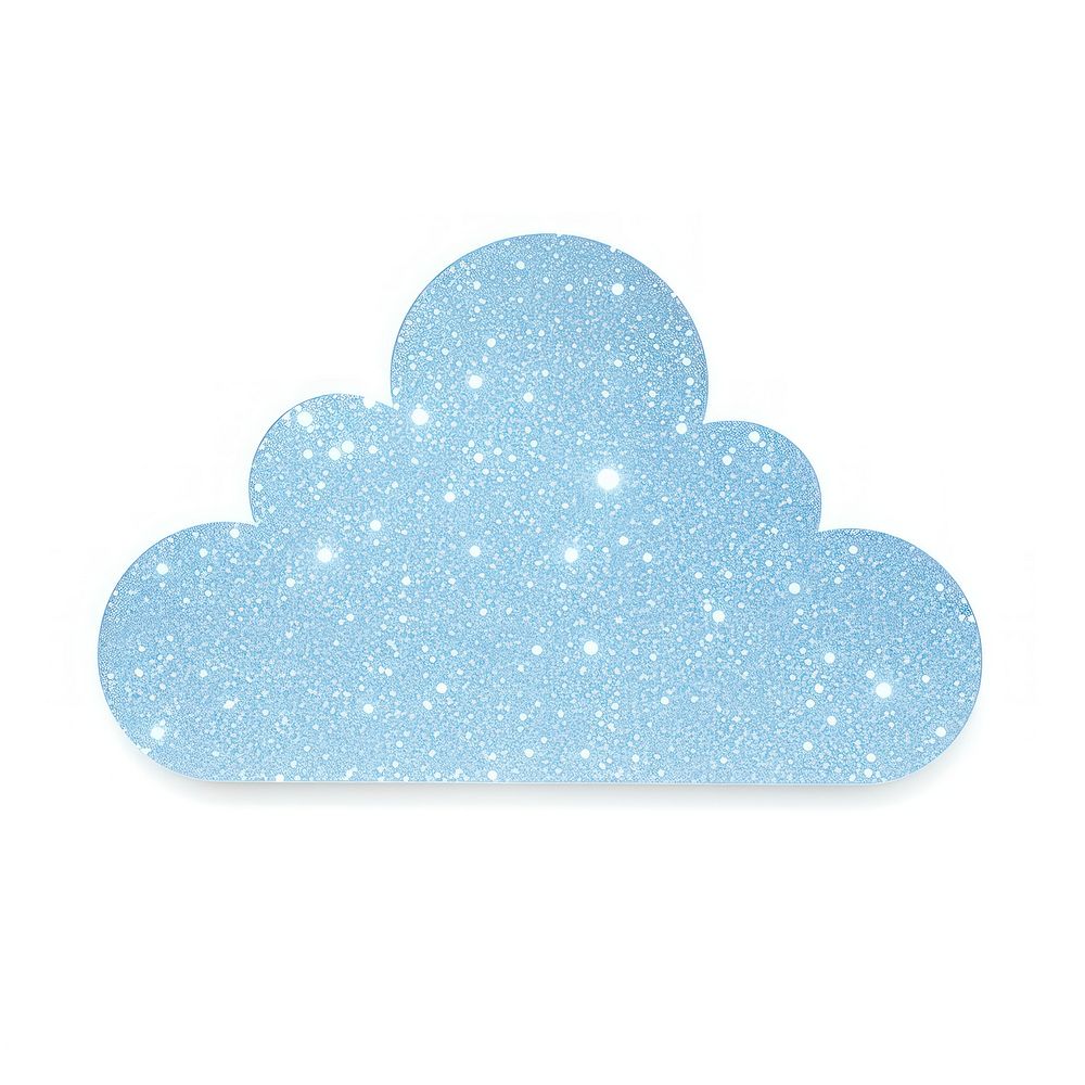 Cloud icon backgrounds shape blue. AI generated Image by rawpixel.