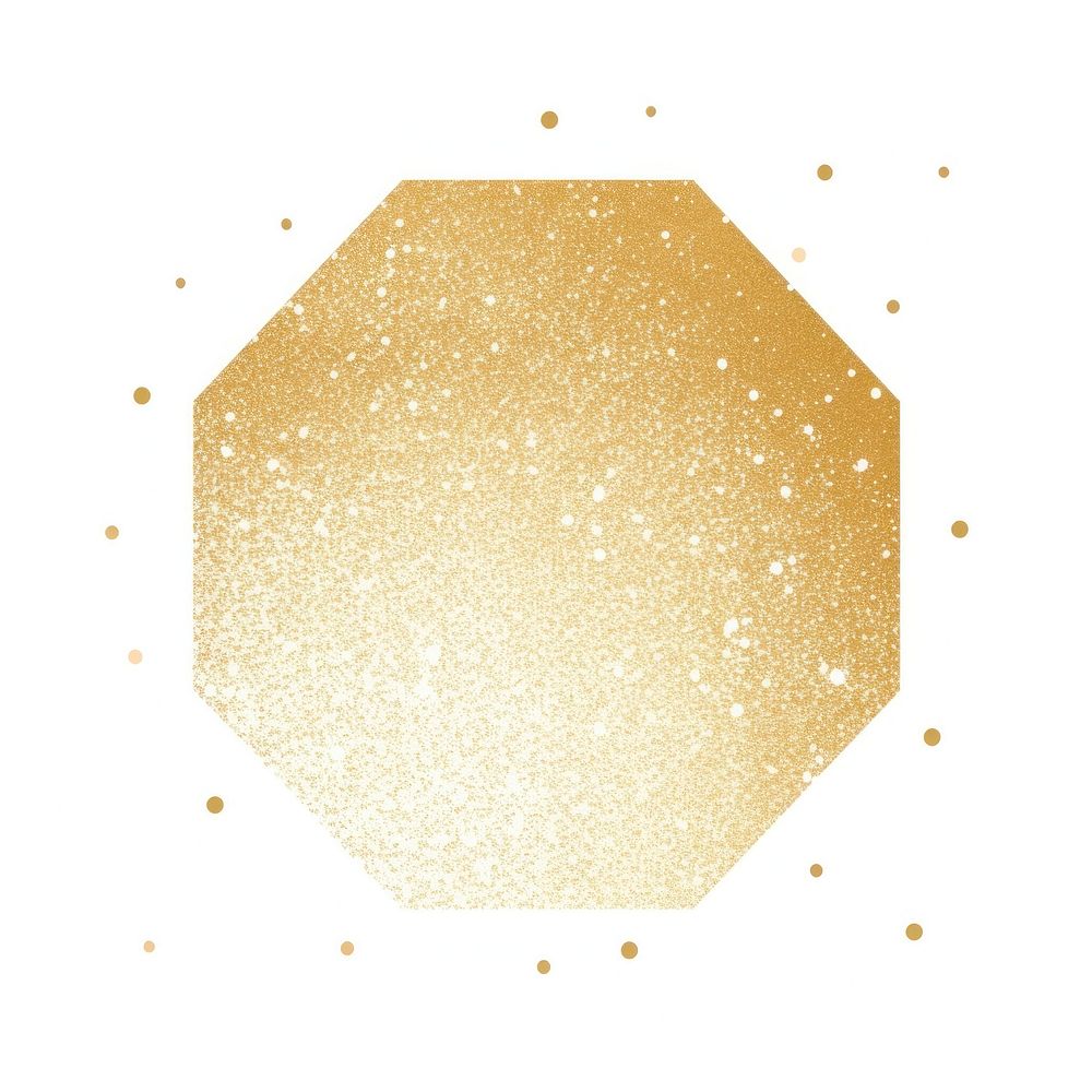 Octagon icon backgrounds shape gold. AI generated Image by rawpixel.