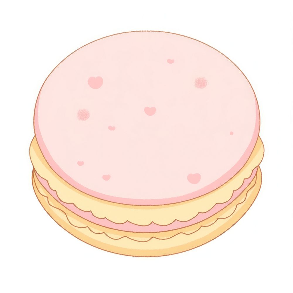 Macaron dessert food cake. AI generated Image by rawpixel.