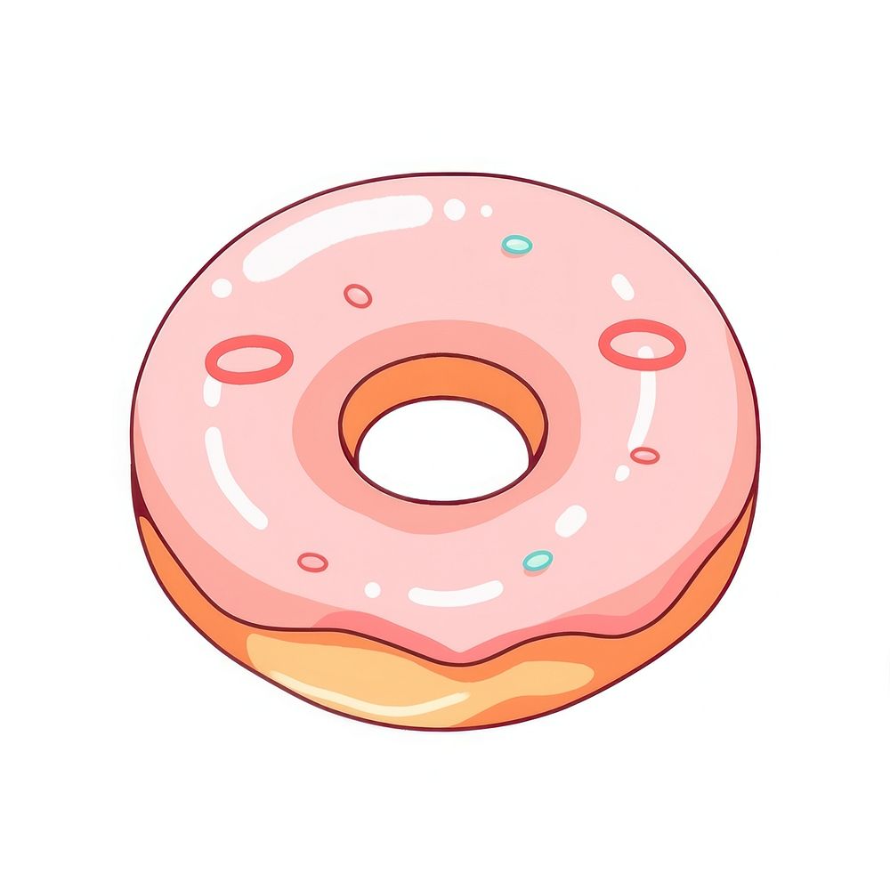 Donut donut food confectionery. AI generated Image by rawpixel.