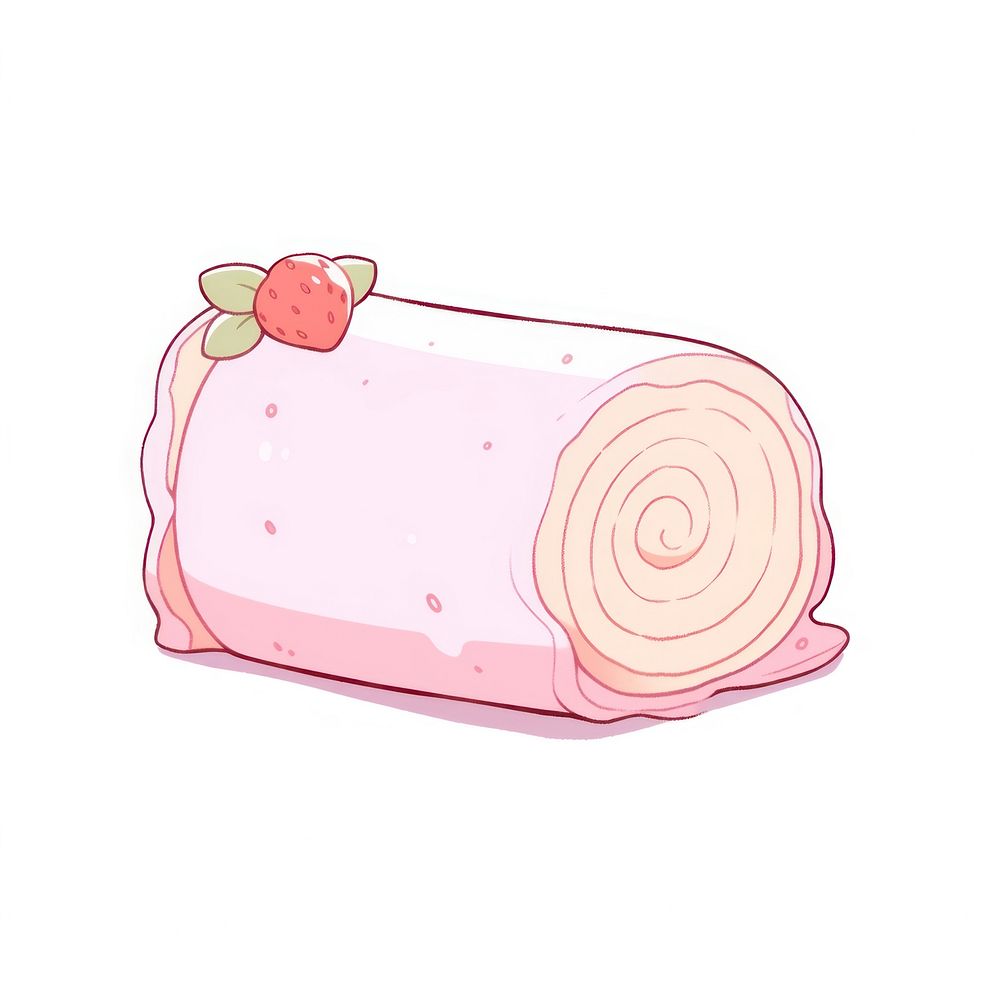 Roll cake food freshness dessert. AI generated Image by rawpixel.