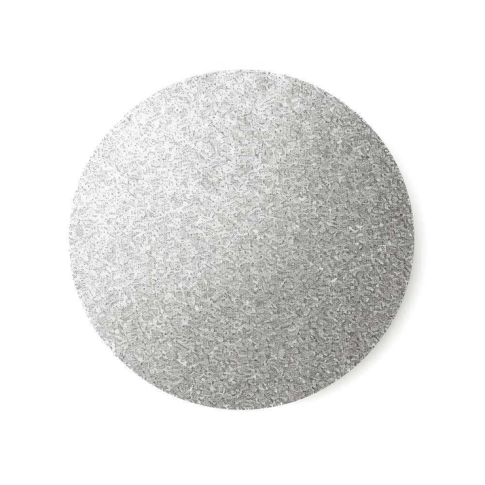 Circle glitter sphere silver. AI generated Image by rawpixel.