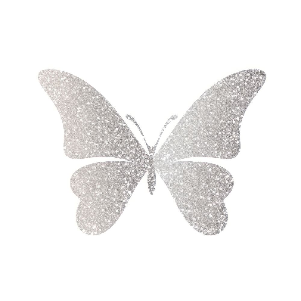 Butterfly icon art white background accessories. AI generated Image by rawpixel.