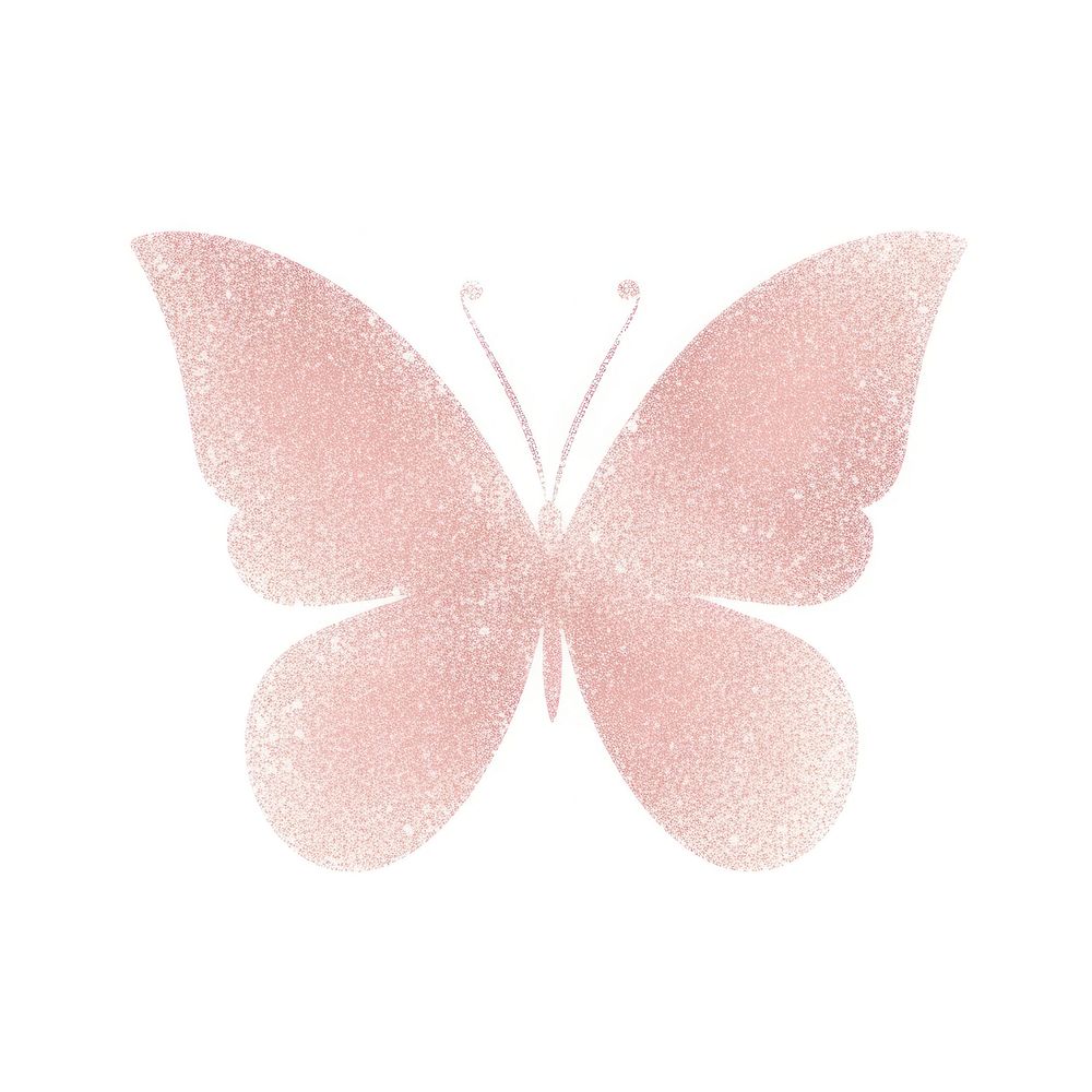 Butterfly icon animal petal pink. AI generated Image by rawpixel.