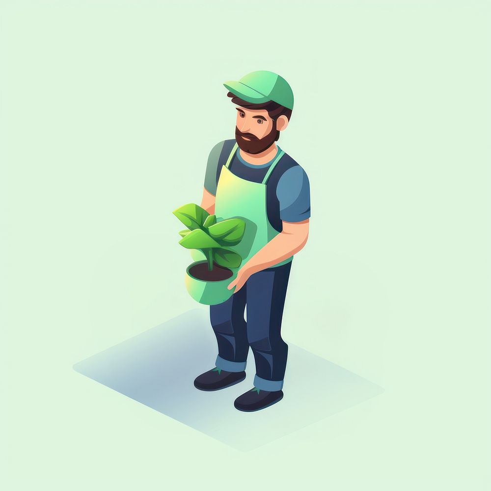 Holding adult plant green. AI generated Image by rawpixel.