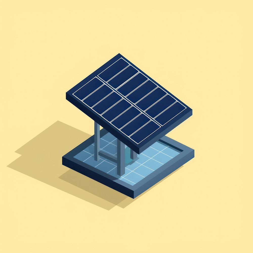 Solar panel architecture solar panels electricity. AI generated Image by rawpixel.