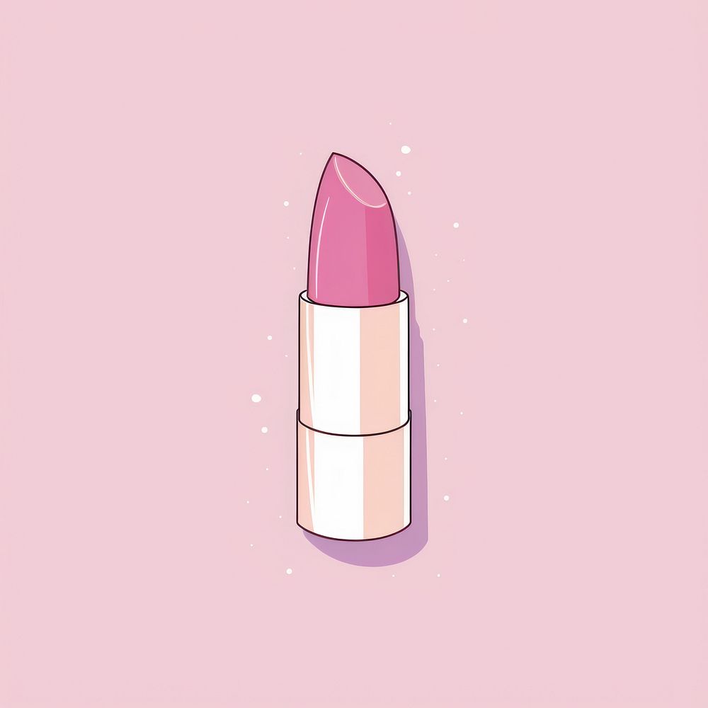Lipstick cosmetics magenta fashion. AI generated Image by rawpixel.