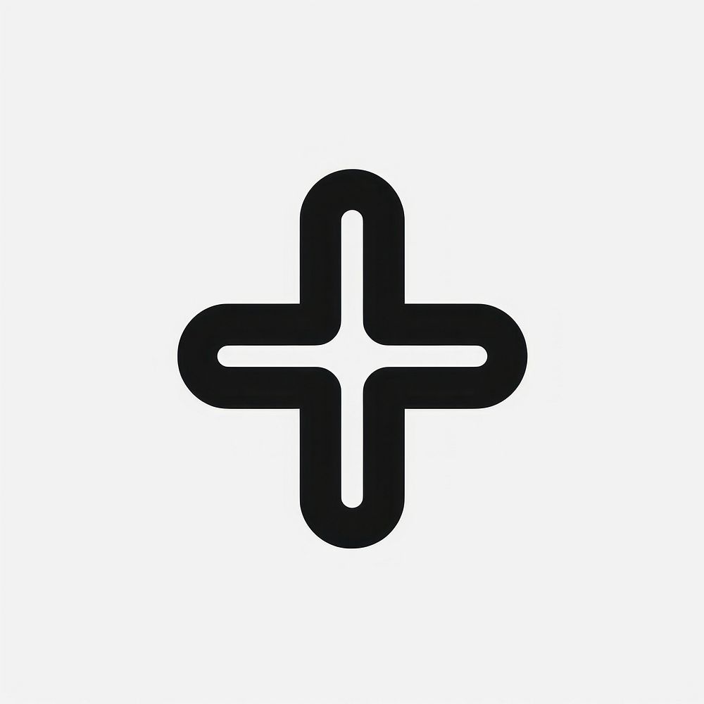 Cross cross symbol shape. AI generated Image by rawpixel.