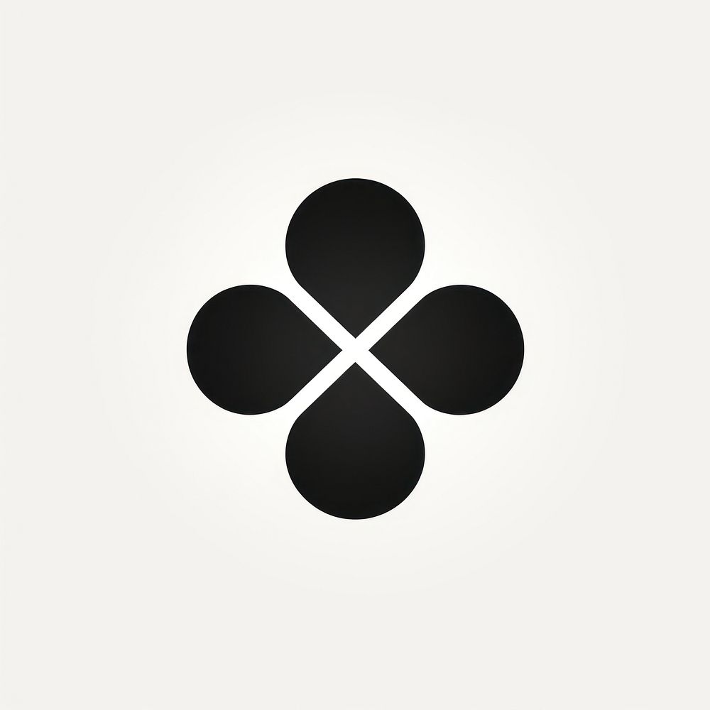 Cross logo symbol shape. AI generated Image by rawpixel.