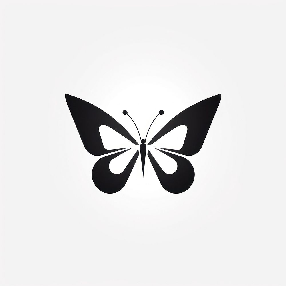 Butterfly logo butterfly symbol. AI generated Image by rawpixel.