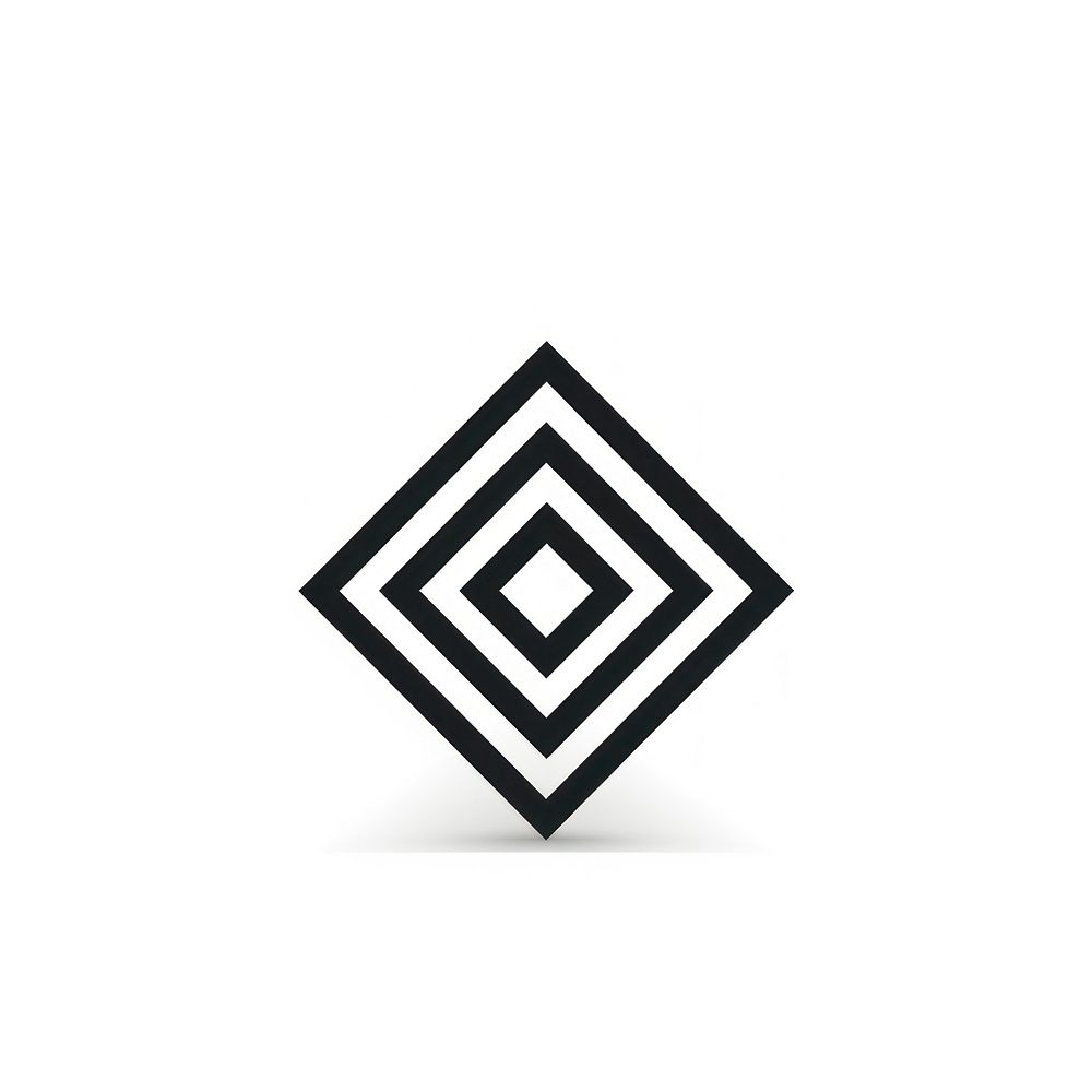 Parallelogram shape black logo. AI generated Image by rawpixel.