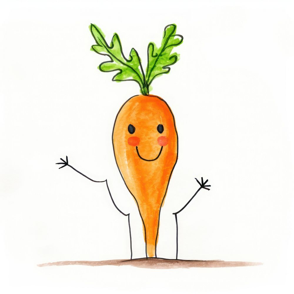 How to Draw a Carrot - HelloArtsy