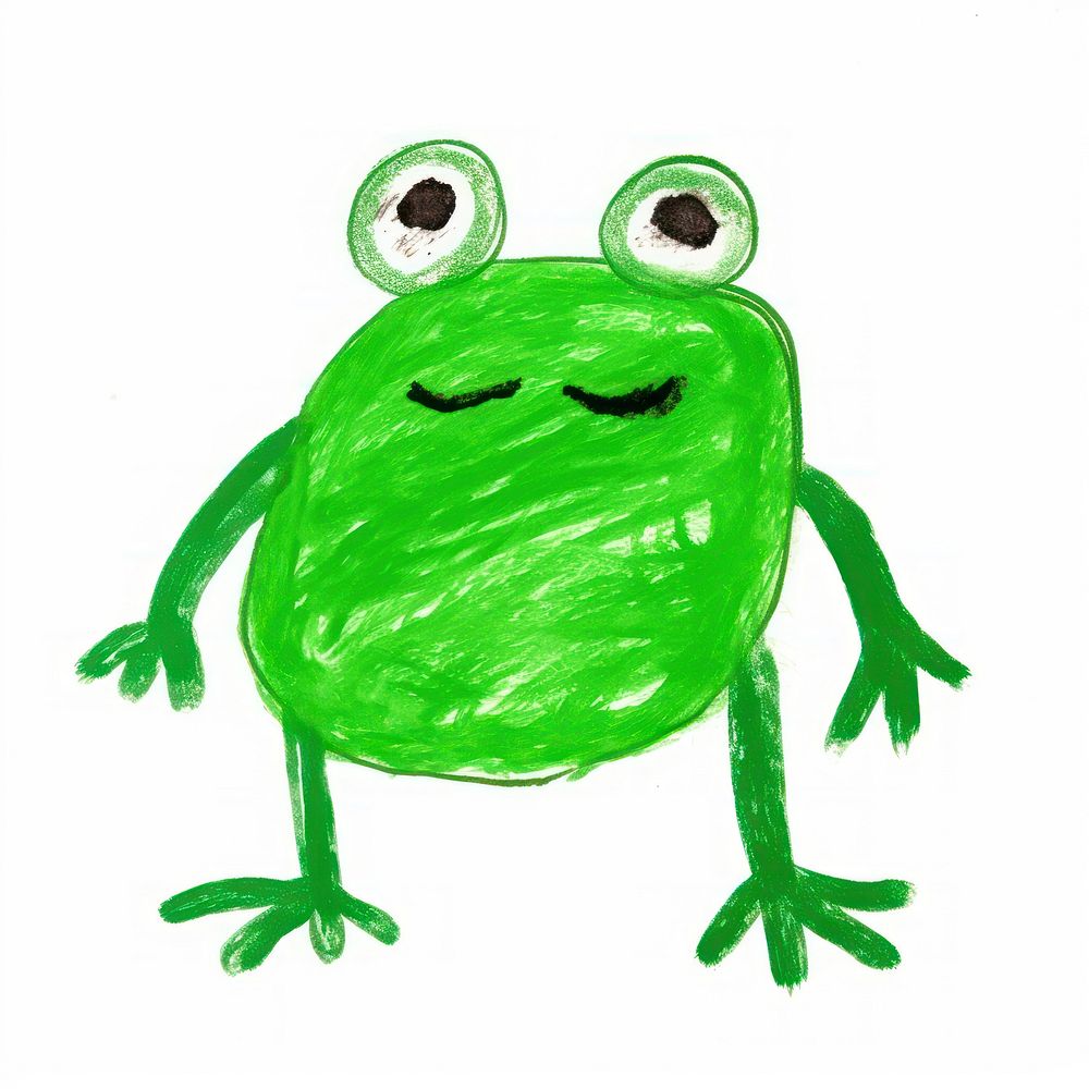 Frog frog amphibian animal. AI generated Image by rawpixel.