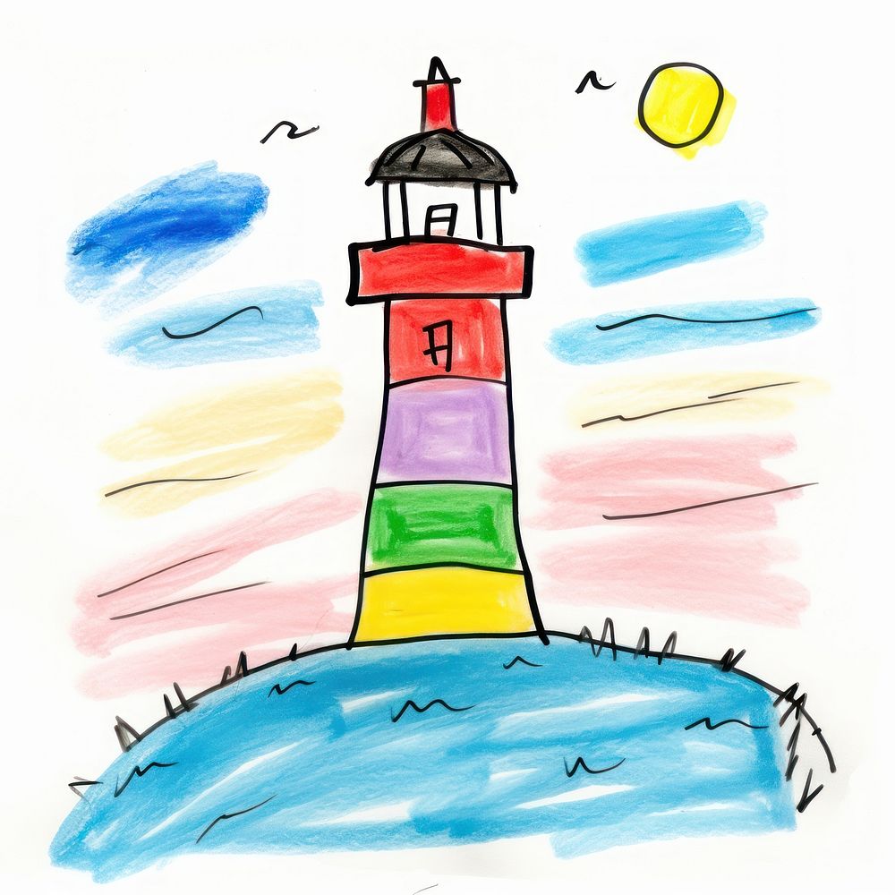 Lighthouse lighthouse architecture building. AI generated Image by rawpixel.
