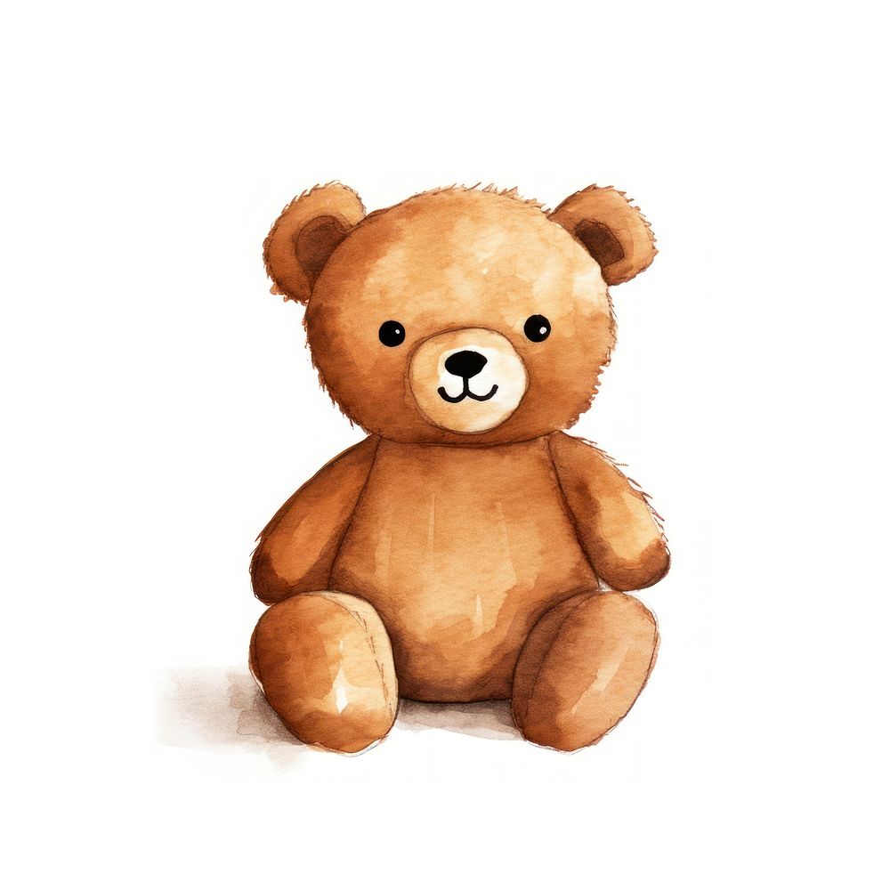Teddy bear plush toy representation. AI generated Image by rawpixel.