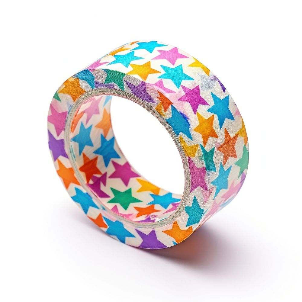 Star patter jewelry pattern tape. AI generated Image by rawpixel.