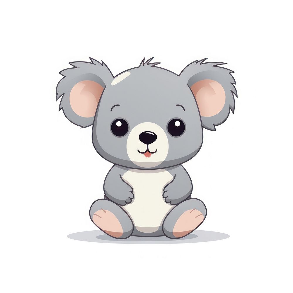 Baby koala animal cartoon mammal. AI generated Image by rawpixel.