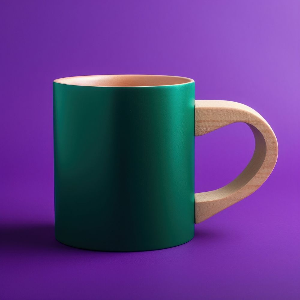 Mug purple coffee drink. AI generated Image by rawpixel.