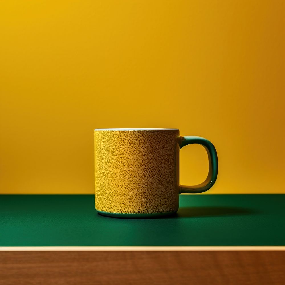 Mug coffee yellow drink. AI generated Image by rawpixel.