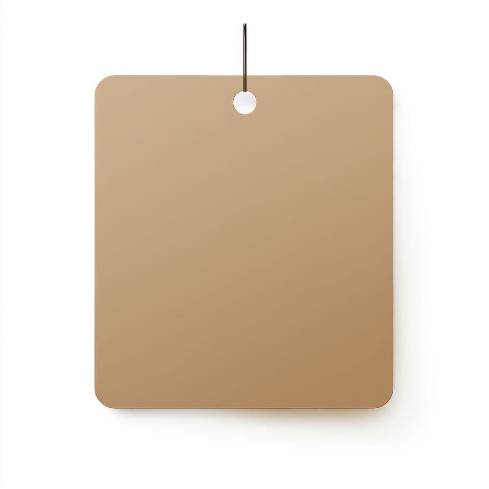 Brown square shape backgrounds white background simplicity. AI generated Image by rawpixel.