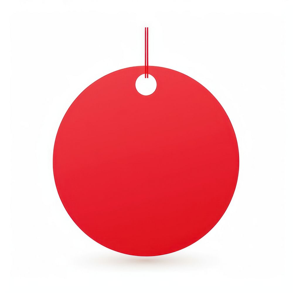 A red circle white background celebration decoration. AI generated Image by rawpixel.