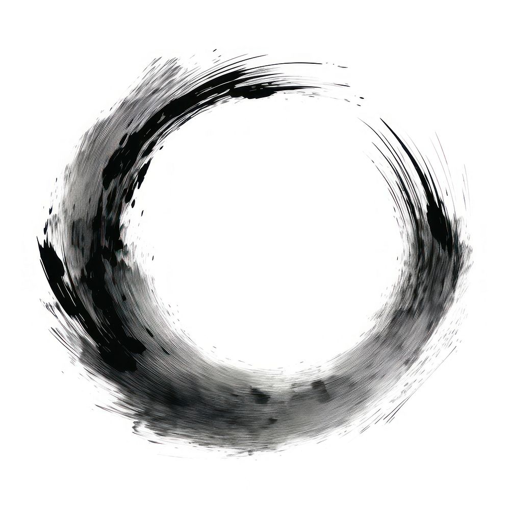Silver circle shape white background monochrome astronomy. AI generated Image by rawpixel.