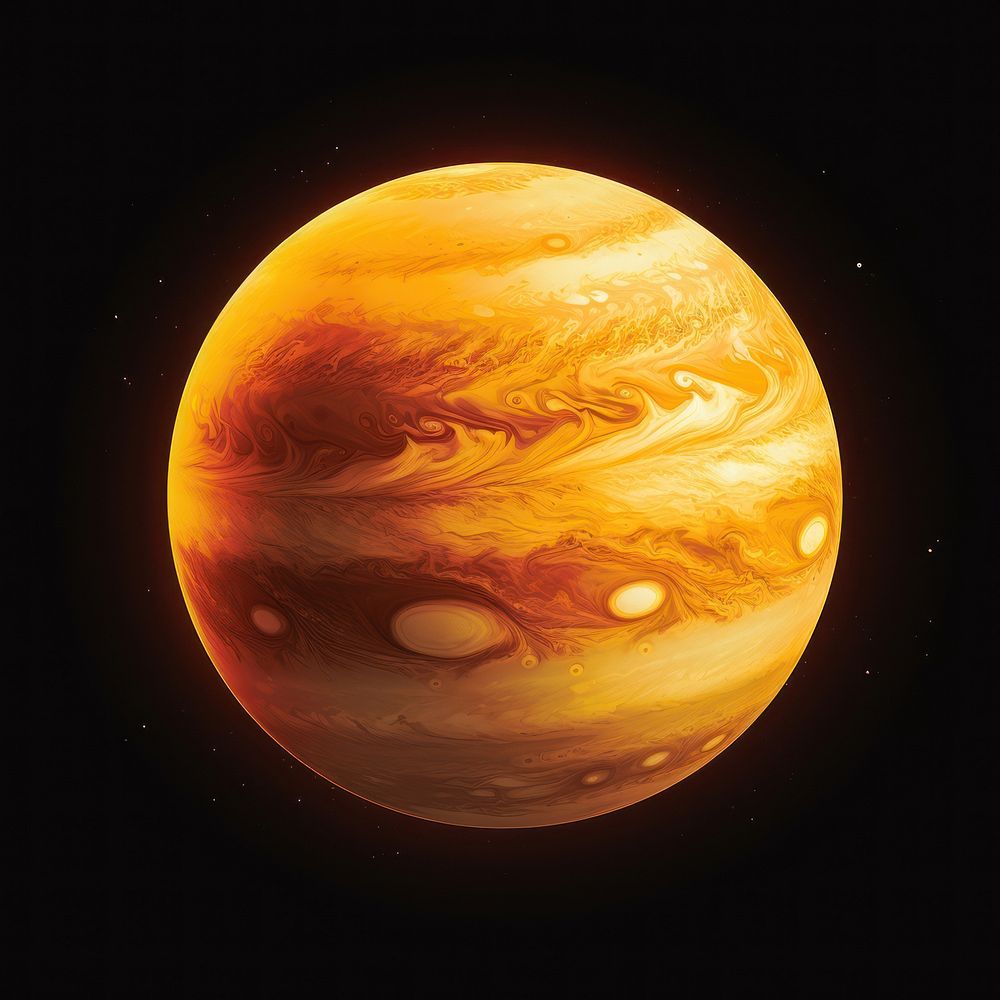 Venus planet astronomy nature space. AI generated Image by rawpixel.