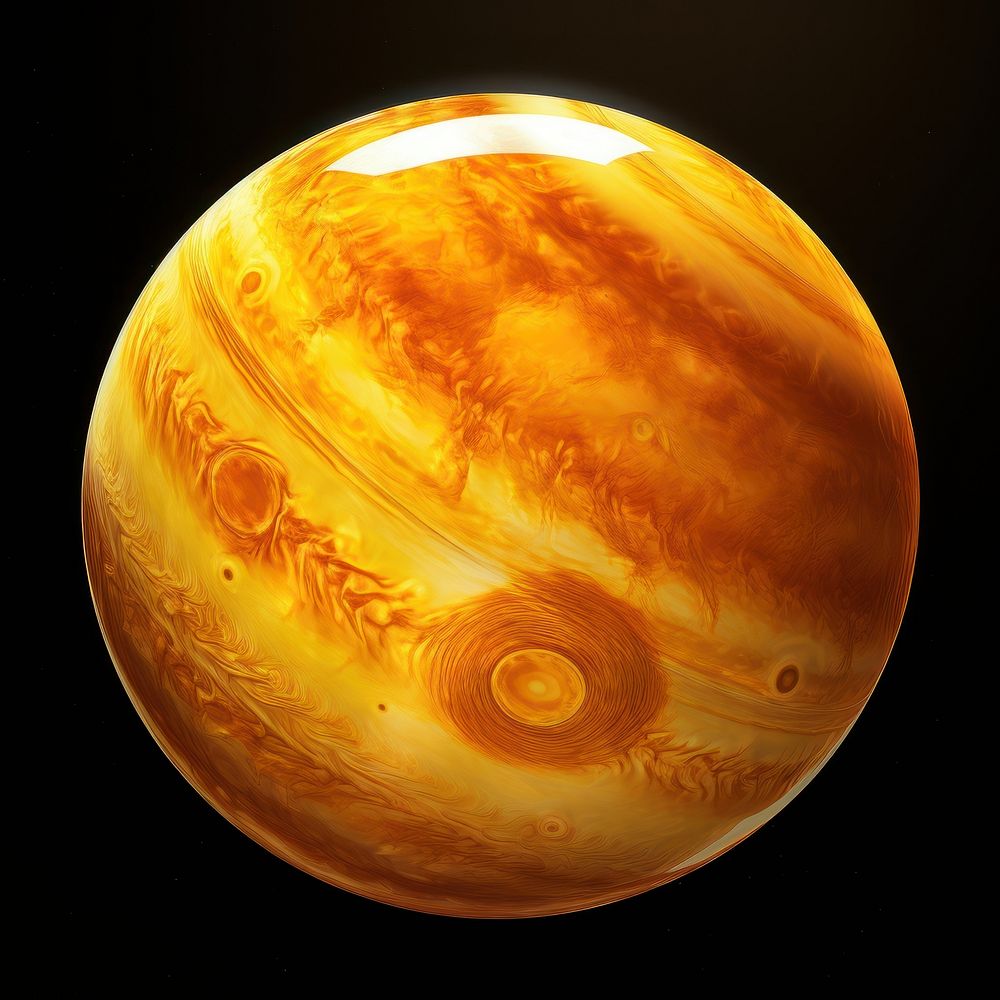 Venus planet astronomy sphere nature. AI generated Image by rawpixel.