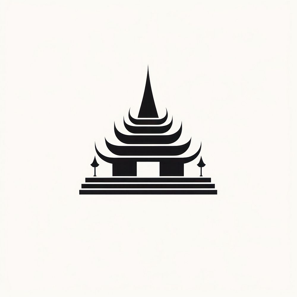 Real estate company logo spirituality architecture. AI generated Image by rawpixel.