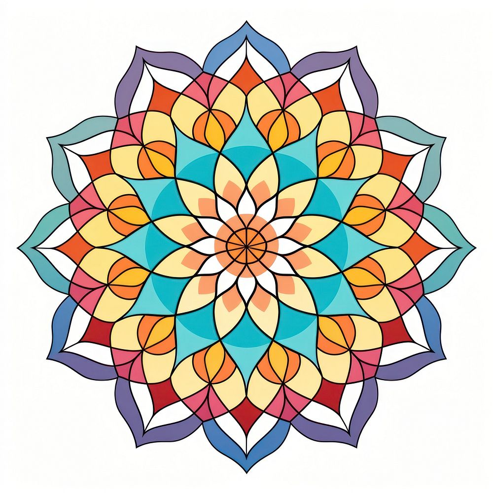 Mandala backgrounds pattern flower. AI generated Image by rawpixel.