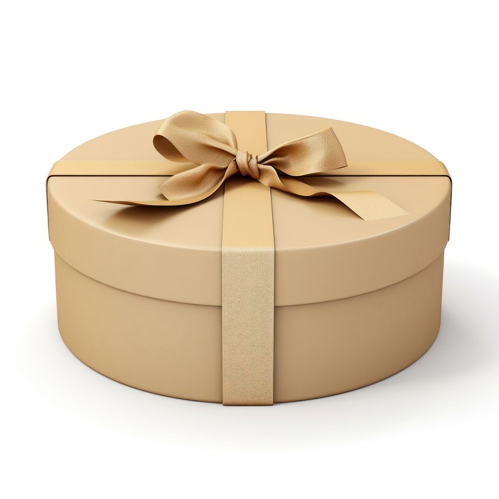 A simple circular gift box celebration anniversary container. AI generated Image by rawpixel.