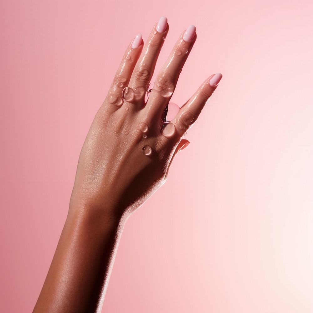 Woman back hand finger adult pink. AI generated Image by rawpixel.