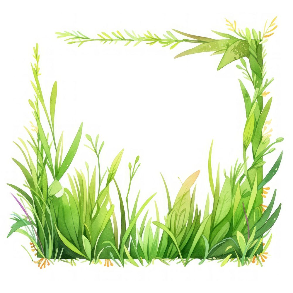 Grass plant green herbs. AI generated Image by rawpixel.