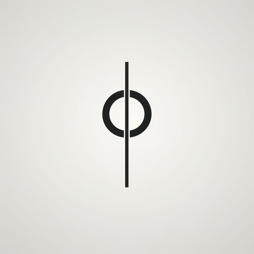 Ellipse symbol shape logo. AI generated Image by rawpixel.