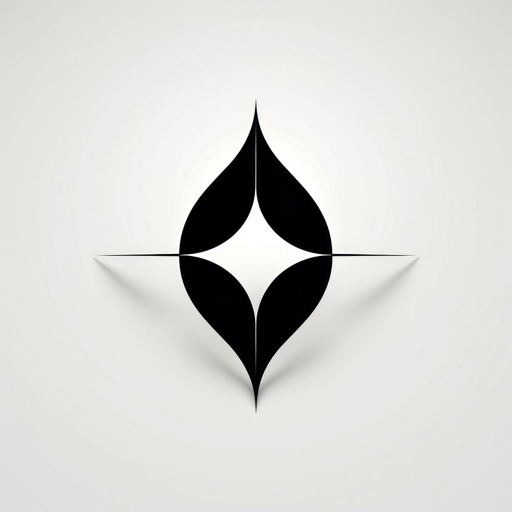 Ellipse logo shape black. AI generated Image by rawpixel.