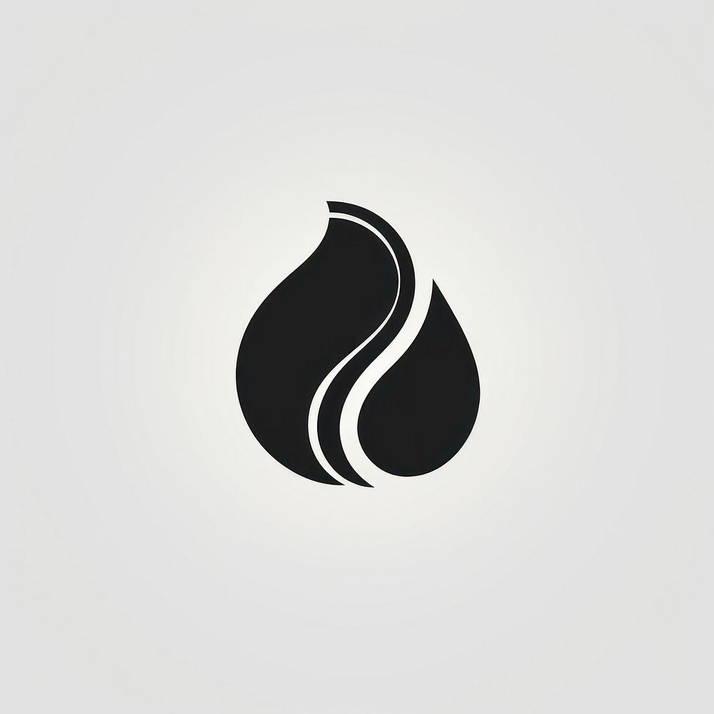 Curves logo shape abstract. AI generated Image by rawpixel.