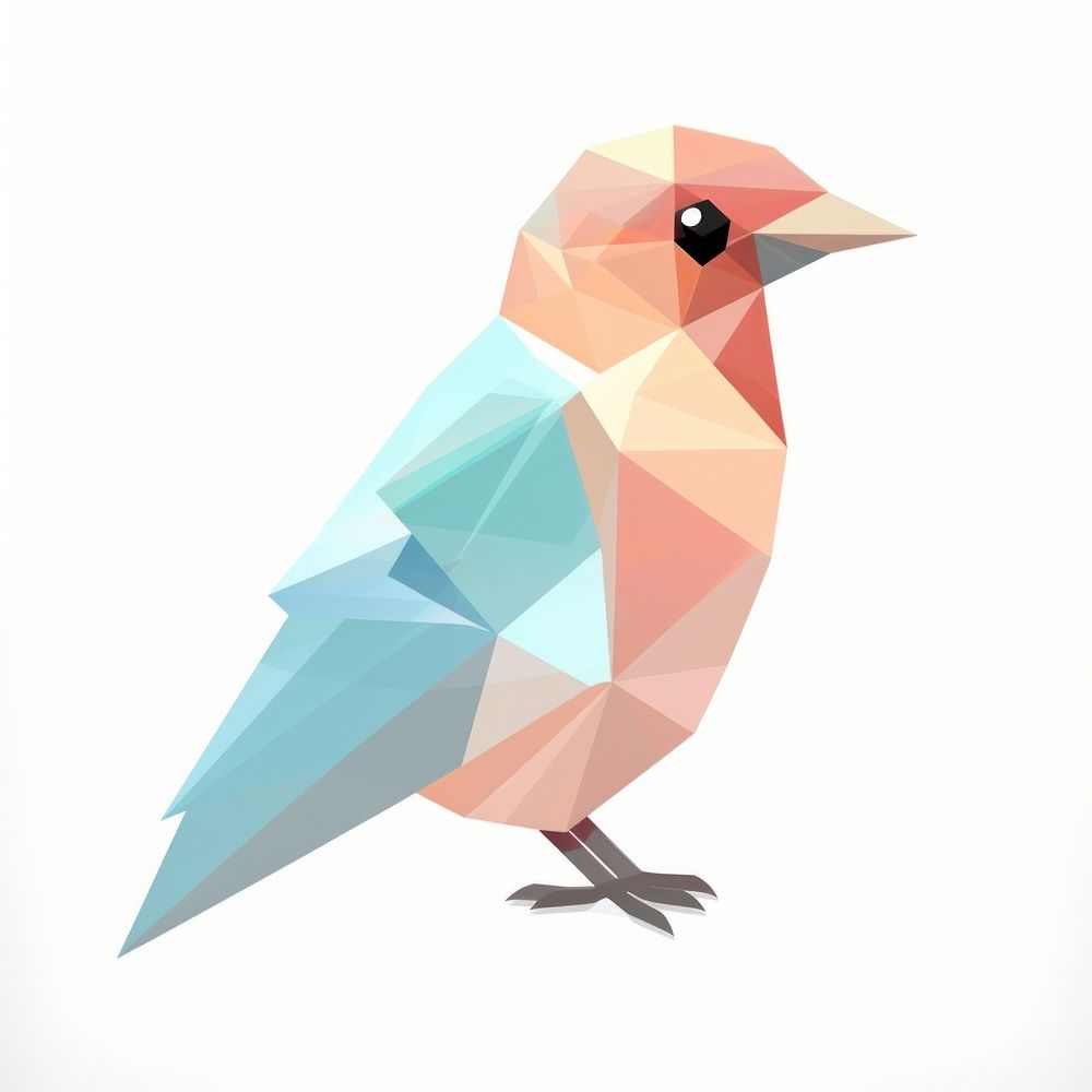 Bird origami animal beak. AI generated Image by rawpixel.