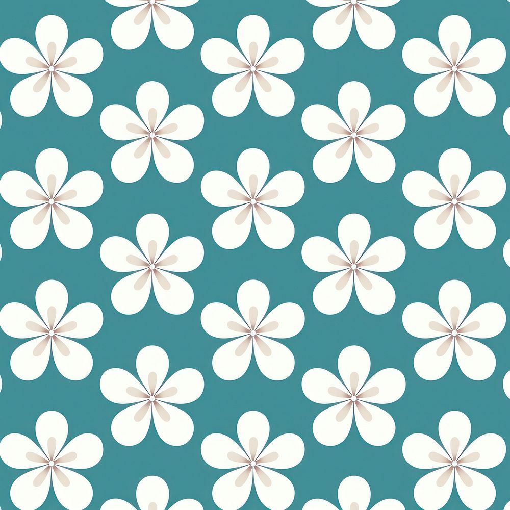 Plumeria pattern backgrounds flower shape. AI generated Image by rawpixel.