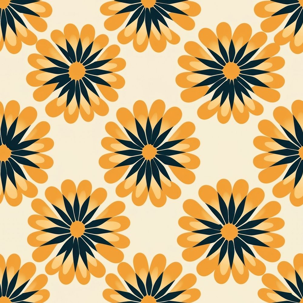 Marigold pattern backgrounds flower. AI generated Image by rawpixel.