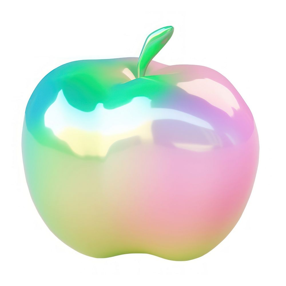 Apple rainbow plant food. AI generated Image by rawpixel.