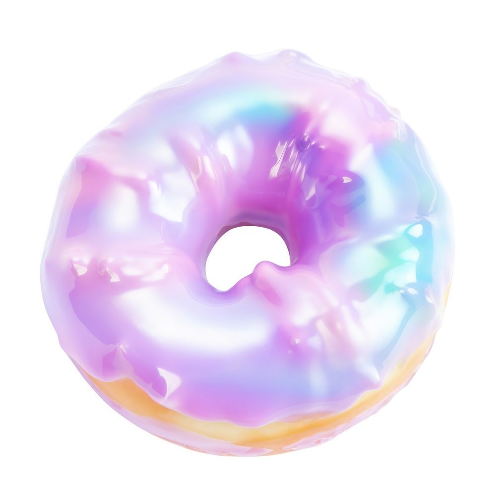 Donut food confectionery doughnut. AI generated Image by rawpixel.