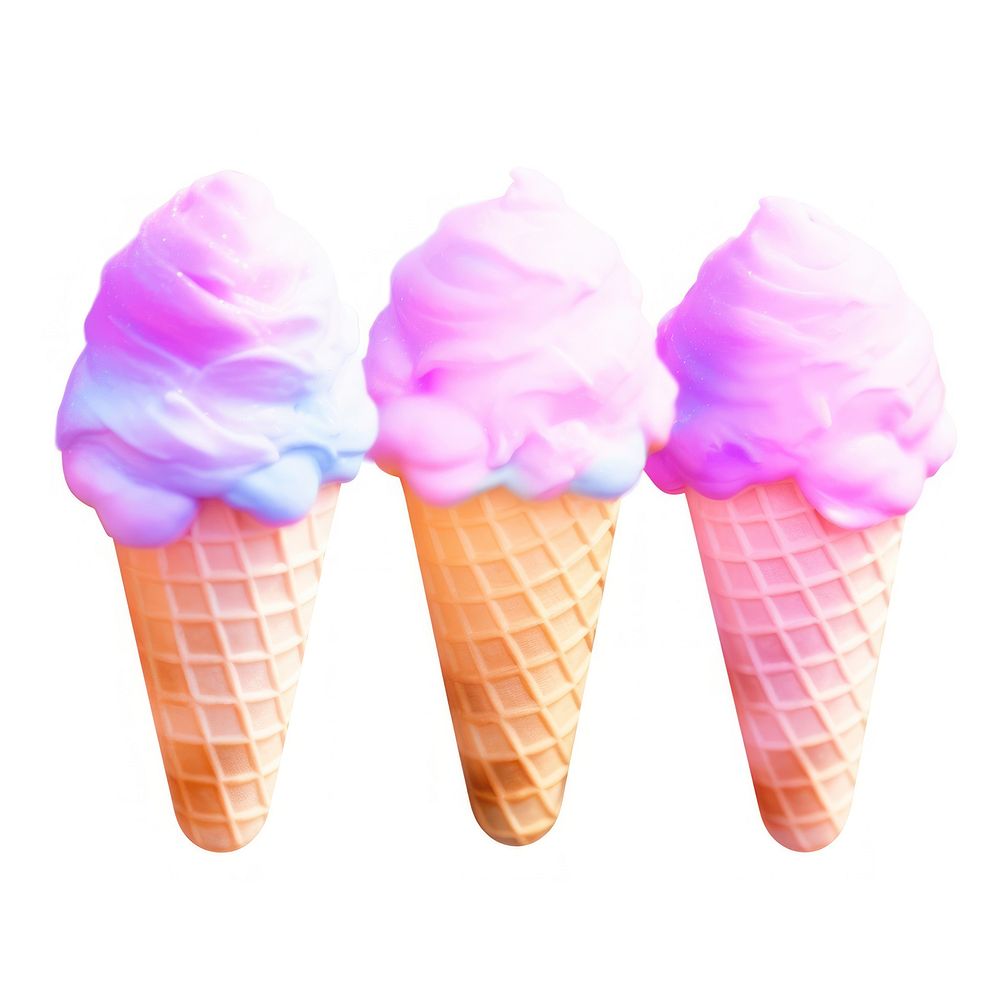 Ice-cream dessert food cone. AI generated Image by rawpixel.