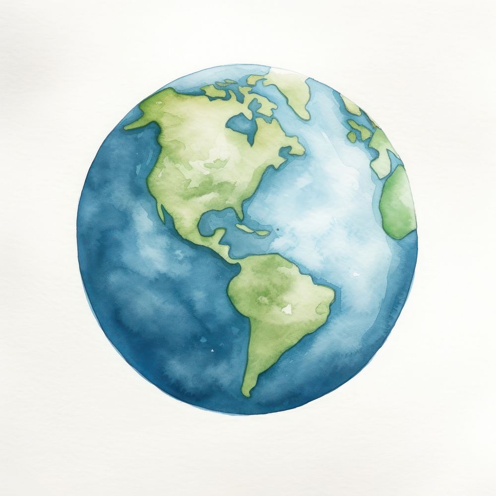 The earth planet globe space. AI generated Image by rawpixel.