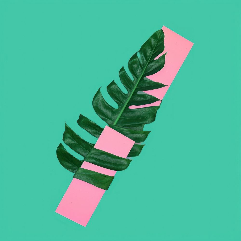 Tropical leave plant leaf art. AI generated Image by rawpixel.